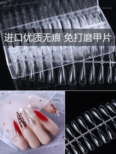 

pcs 4 styles fake nails,curve clear nails tips,press on nails,false nails,glue nails,nail tips,full cover nail tips(7003-1, Red;gold