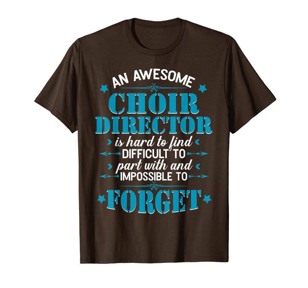 

an awesome choir director t-shirt funny chorister tee, White;black