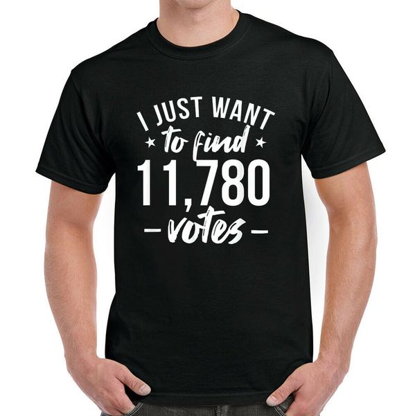 

i just want to find 11,780 vote us election t-shirt, White;black