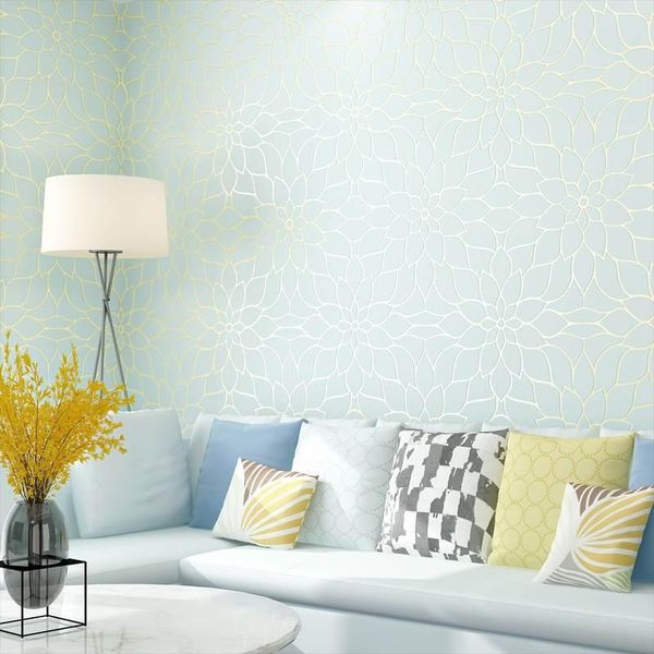 

5m/10mx53cm modern striped non-woven living room backdrop bedroom den 3d wall murals wallpaper for paper roll wallpapers