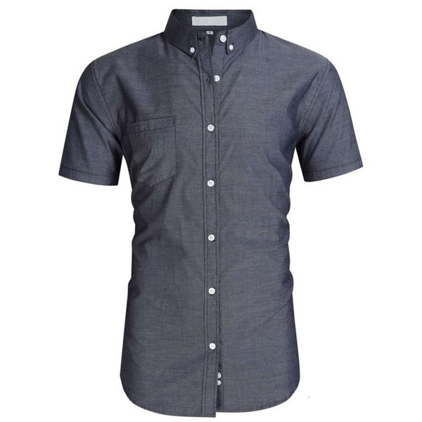 

men's shirt cotton short sleeve oxford shirt men's professional wear, White;black