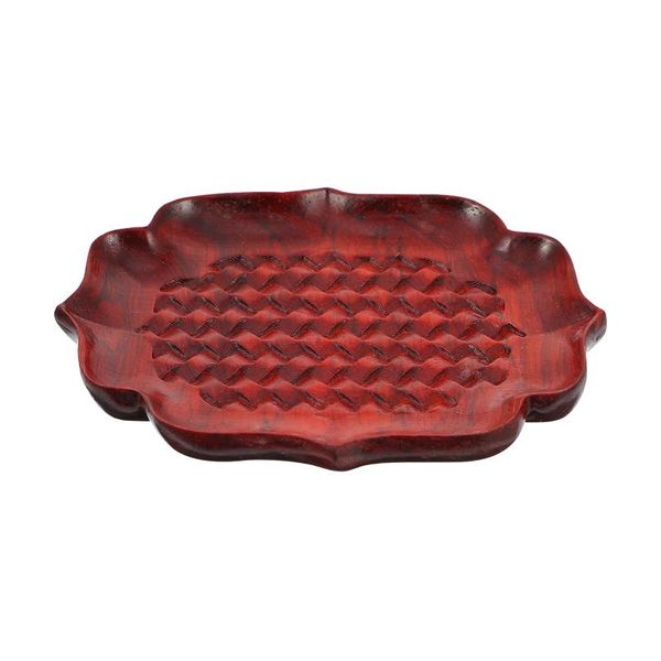 

mats & pads 1pc heat insulation water cup mat wooden tea (dark red)