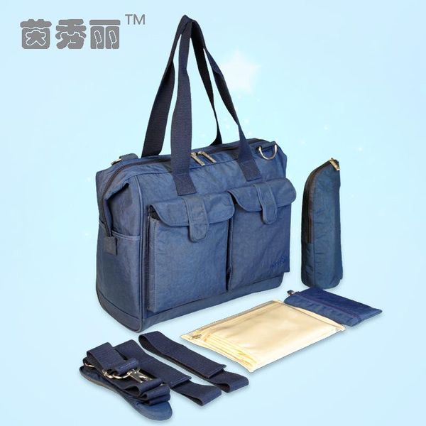

multifunctional one-shoulder mommy bag large-capacity washing nylon mother and baby outing mom diaper bags