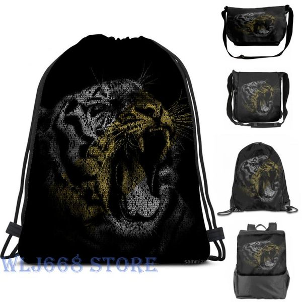 

backpack funny graphic print shoulder bags women richmond tiger premiers 2021 single travel for men gym bag