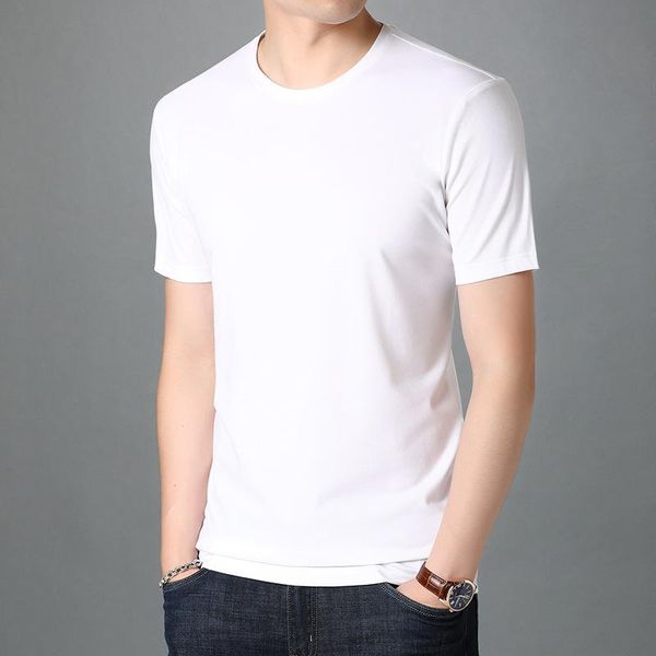 

men's casual short sleeve t-shirt t-shirts, White;black