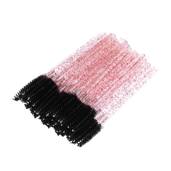

1/50 pcs disposable fake eyelash brush mascara wands applicator grafting false lashes curling comb beauty natural makeup tool brushes