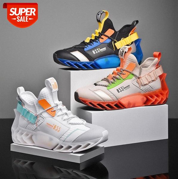 

large size breathable daddy shoes men's casual travel sports student low-thick-soled blade running #ra6i