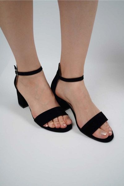 

sandals classic high-heeled, Black