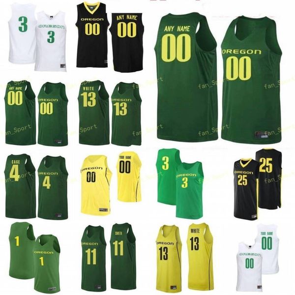 

ncaa college oregon ducks basketball jersey 24 dillon brooks 25 luke osborn 3 payton pritchard 32 anthony mathis 33 francis okoro custom sti, Black