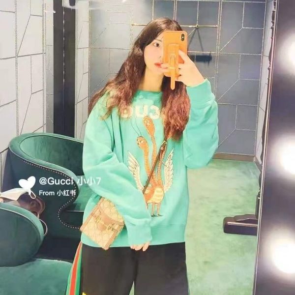 

new 21ss autumn korean fashion female animal print cartoon sweater round neck long sleeve sweater top, Black