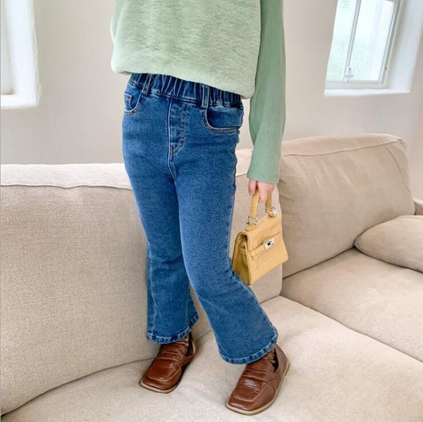 

arrival girls denim long pants winter fashion jean 2-7t yt326 jeans, Blue