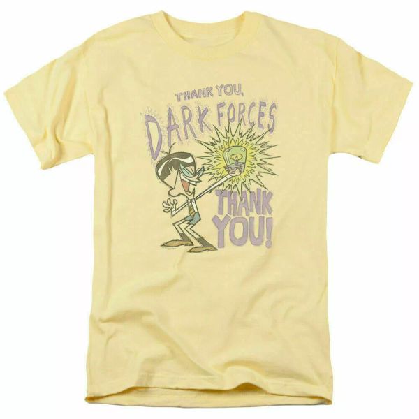 

dexter's laboratory dark forces t shirt mens licensed cartoon merchandise banana, White;black