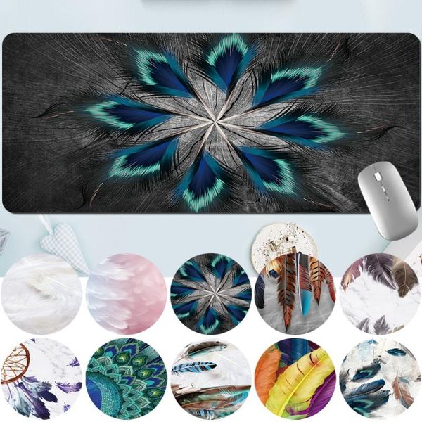 

mouse pads & wrist rests pad large gaming gamer table mat easy-to-clean anti-slip waterproof pu leather computer