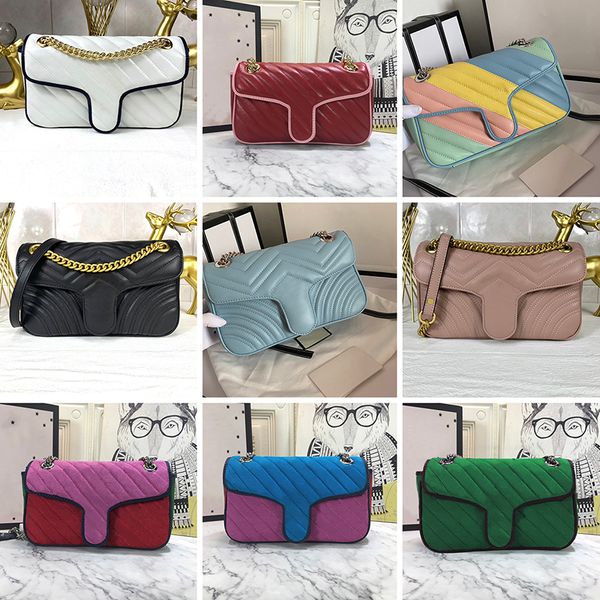 

443497 women luxurys designers sewing thread shoulder bags fashion leather handbag woman buckle chain crossbody bag denim storage totes coin, Red;black