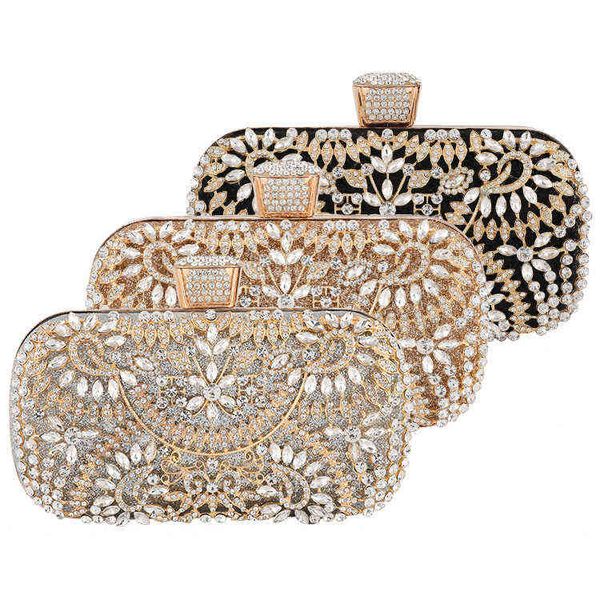 

2021 dinner bag women's handbag diamond inlaid banquet ess evening handbag