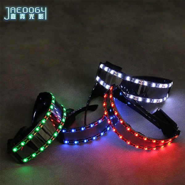 

concert stage performance led glasses halloween christmas party dj luminous gloves laser show props decoration