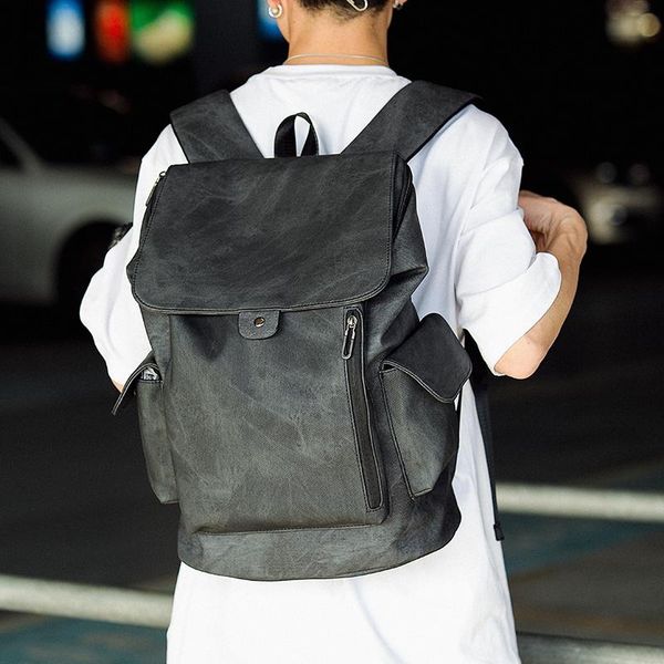 

backpack tidog korean-style leather business casual computer bag fashion