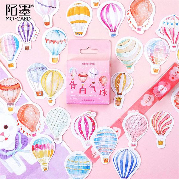 

6pieces/lot 45pcs/pack balloon totem stationery stickers pack posted it kawaii planner scrapbooking memo stickers escolar school supplies