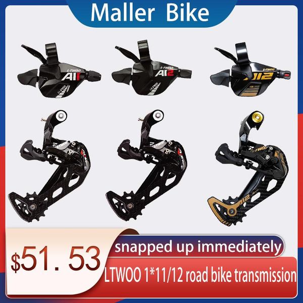 

bike derailleurs ltwoo at 11 speed 12 mountain folding transmission shifter + rear suit