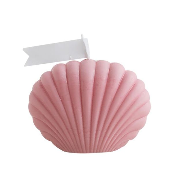 

candles 2pcs scented candle portable wedding home decor gift bedroom living room birthday shell shape deskfragrance stress relief