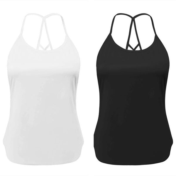 

women's tanks & camis summer print hollow back camisole top, White