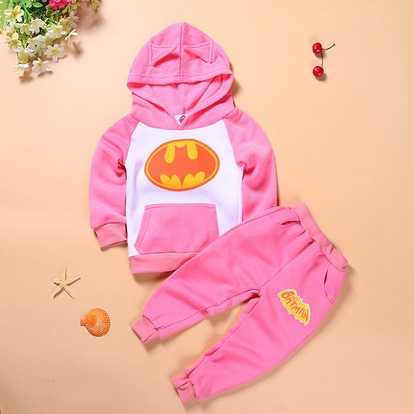 

fashion children suit bat cartoon fleece sweater, White