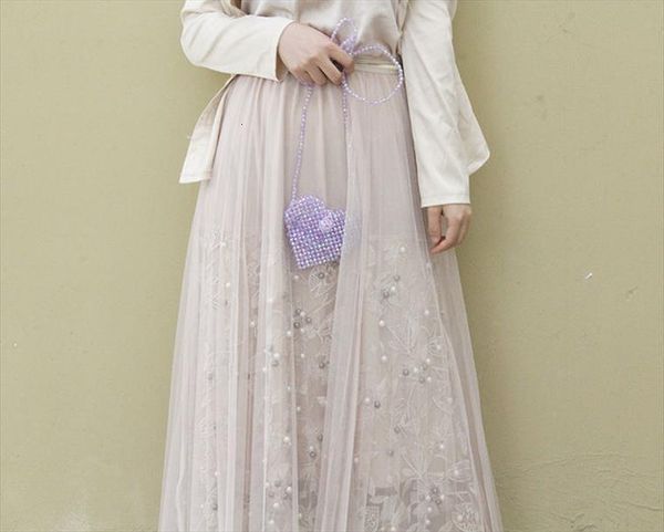 

arrival acrylic handmade beading knit evening bags mini cover cute heart girl coin money shoulder crossbody