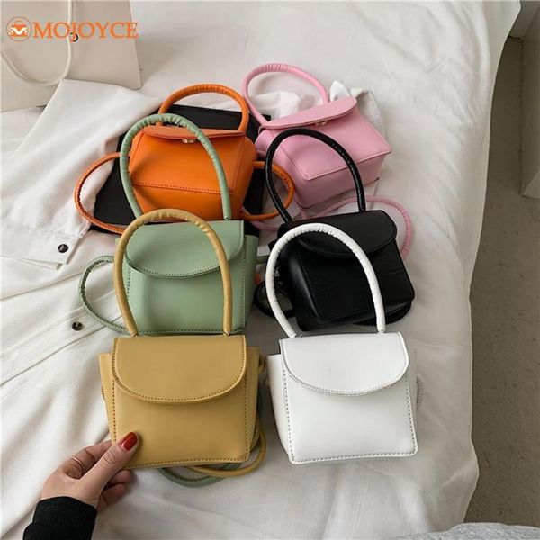 

evening bags fashion handbag women solid color pu leather portable casual flap totes female travel daily shoulder handle bag