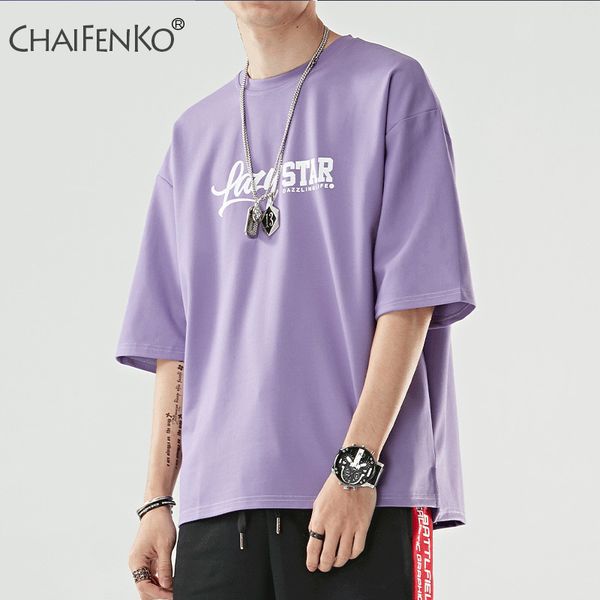

2020 new letter printing t-shirts fashion trends mens women t-shirt loose round neck summer cotton hip hop street t-shirts, White;black