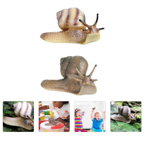 

2pcs resin snail house micro landscape decor fish tank aquarium ornaments decorative objects & figurines