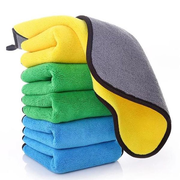 

car sponge wash towel microfiber cleaning drying cloth washing strong thick plush