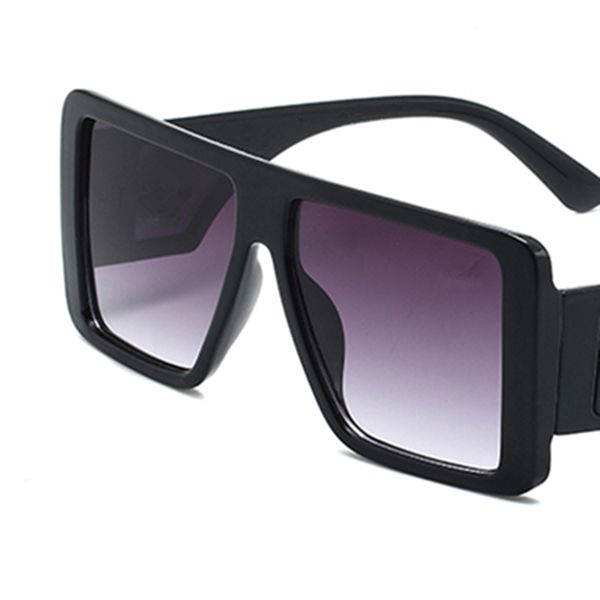 

fashion big frame square sunglasses womans mens luxury sun glasses uv protection men designer eyeglass, White;black