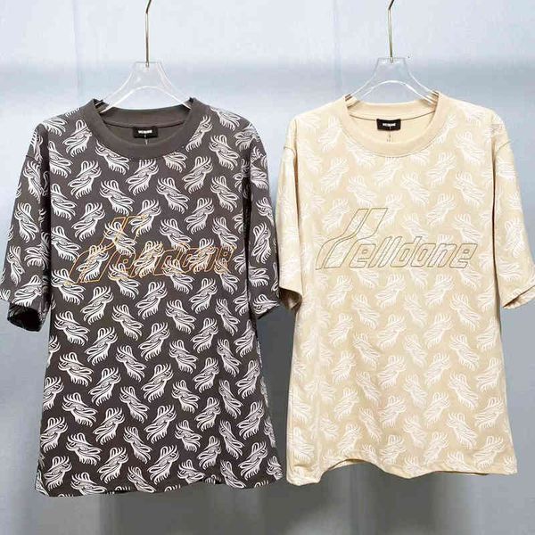 

women's t-shirt early spring full print street fashion men and women couple loose short sleeve round neck women's t-shirt k1de, White