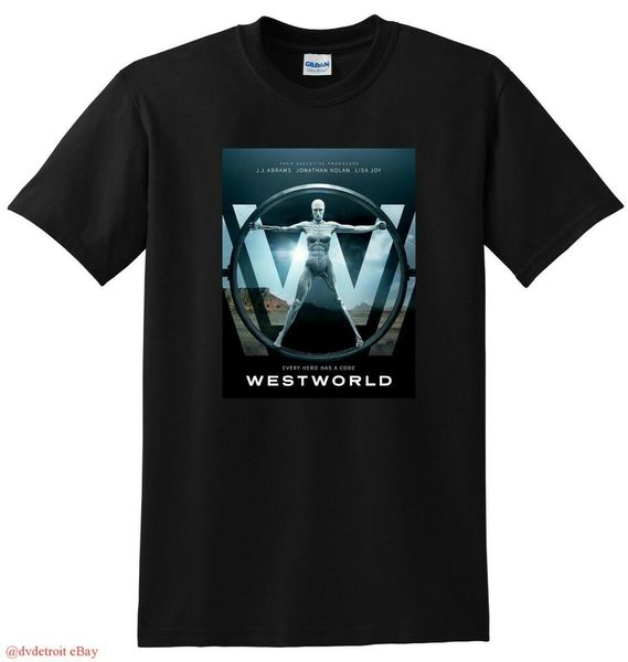 

WESTWORLD T SHIRT season 1 2 tv show SMALL MEDIUM LARGE or XL, White;black