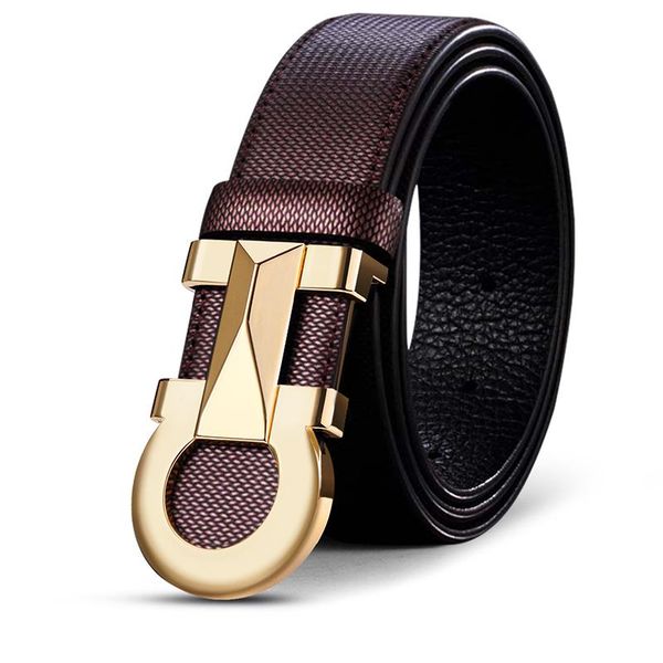 

belts men's fashion belt automatic buckle personalized business formal, Black;brown
