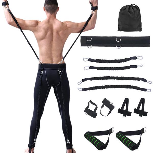 

resistance band boxing muay thai training fitness stretch suit gym exercise strength bands