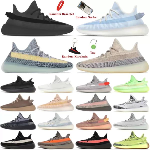 

36-46 3m white black static reflective v2 running shoes bred beluga ash pearl sesame butter semi yellow cream zebra tail light men women tra