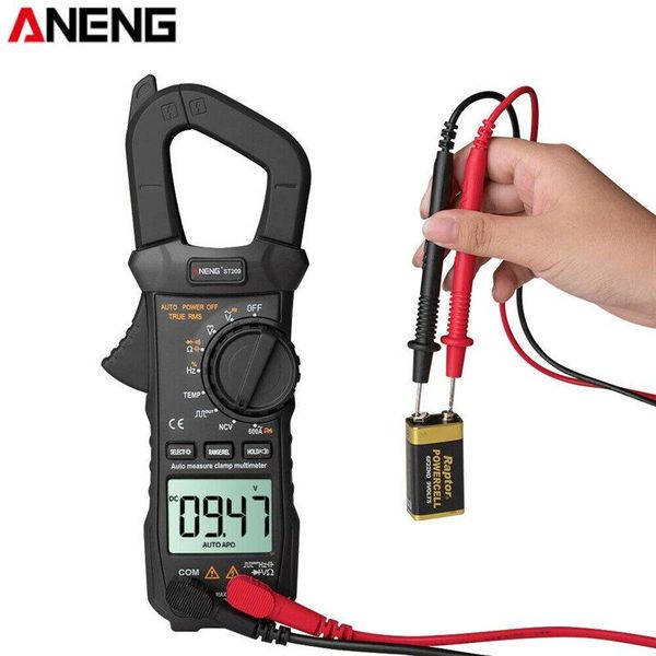 

multimeters aneng st209 digital multimeter clamp meter 6000 counts true rms amp dc/ac current tester meters voltmeter 400v auto range