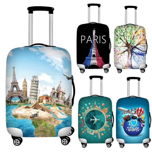 

toiletry kits forudesigns 18''-32'' trolley luggage protective dust covers stretch travel suitcase spandex waterproof ba