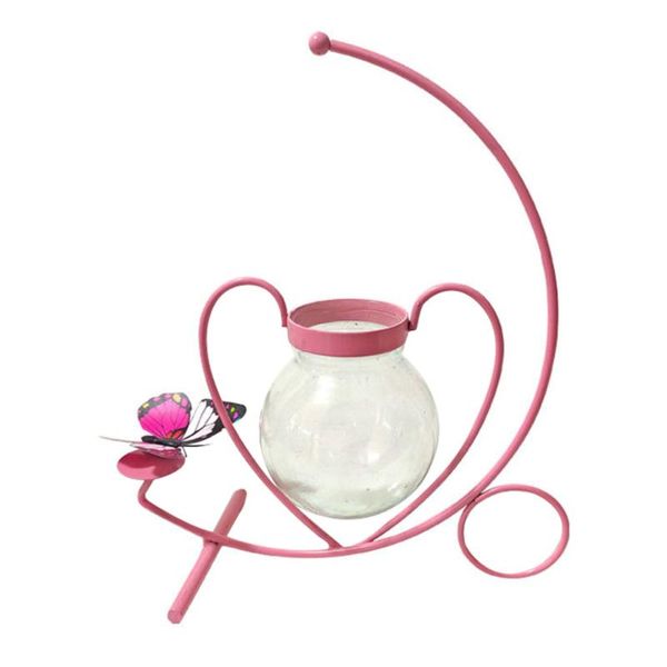 

1pc artistic home vase flower container decor glass handicraft ) storage baskets