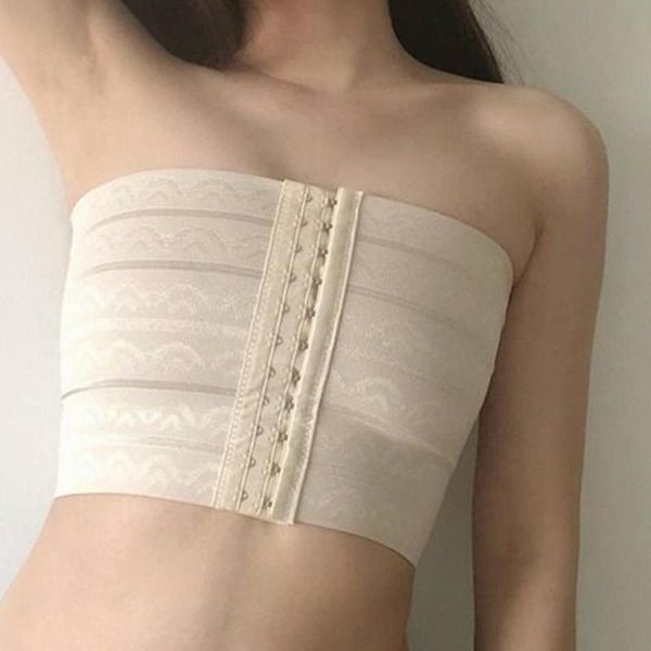

women's shapers tomboy bra breast intimates shaperwear lesbian breathable buckle short chest binder trans with straps corset, Black;white