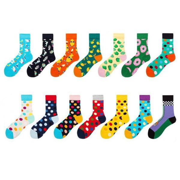 

harajuku cotton women's socks cute soft novelty kawaii funny dog cat watermelon bee gift factory drop contact us & hosiery, Black;white