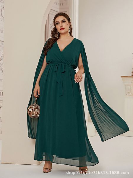 

eid turkey muslim cape dress women kaftan jubah lace-up v ne robe abaya party hijab vestidos islamic clothing arabic mulsuman, Red