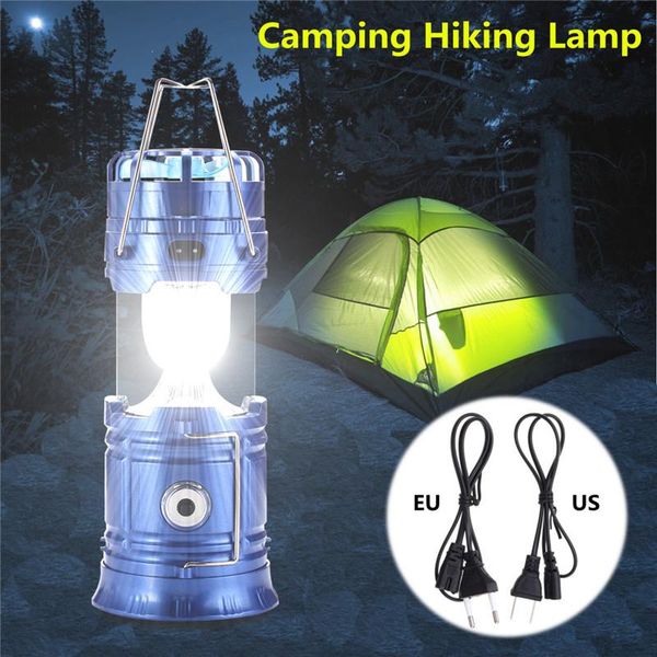 

portable lanterns camp lamp led camping light solar rechargeable with fans spotlight work 110-220v searchlight emergency torch