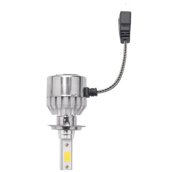 

working light 2pcs c6 led car headlight kit cob h7 36w 7600lm white bulbs