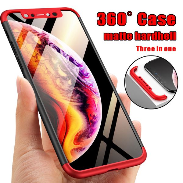 

3 in 1 full protection cell phone cases for iphone 12 11 12mini 11pro max 7/8