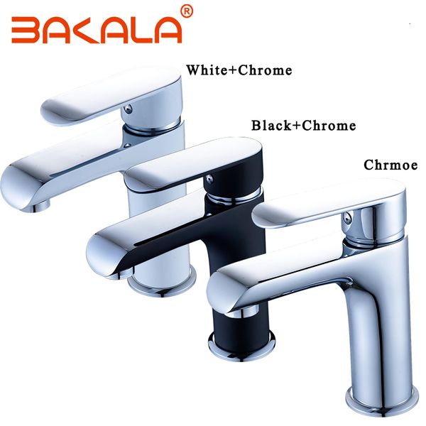 

bathroom sink faucets black/ white/chrome color basin mixer and cold deck assemb single handle leaf shape taps 8gj2