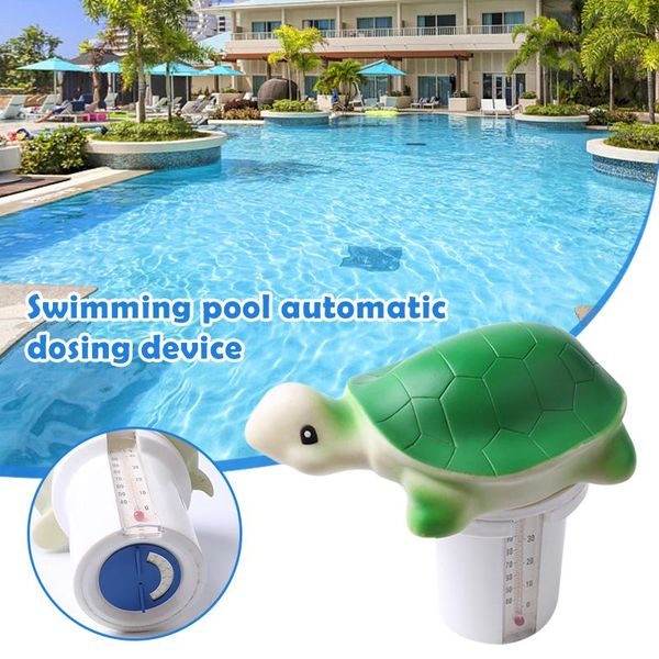 

pool & accessories swimming automatic dosing device floater tablet with scale floating dispenser outdoor tubs
