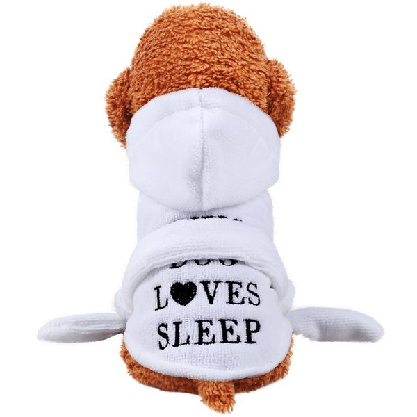 

pet cloth style nightgown straight teddy bo whitening hooded pajamas bathrobe dog