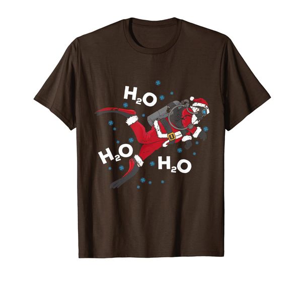 

funny diving h2o h2o h2o pun scuba gift t-shirt, White;black